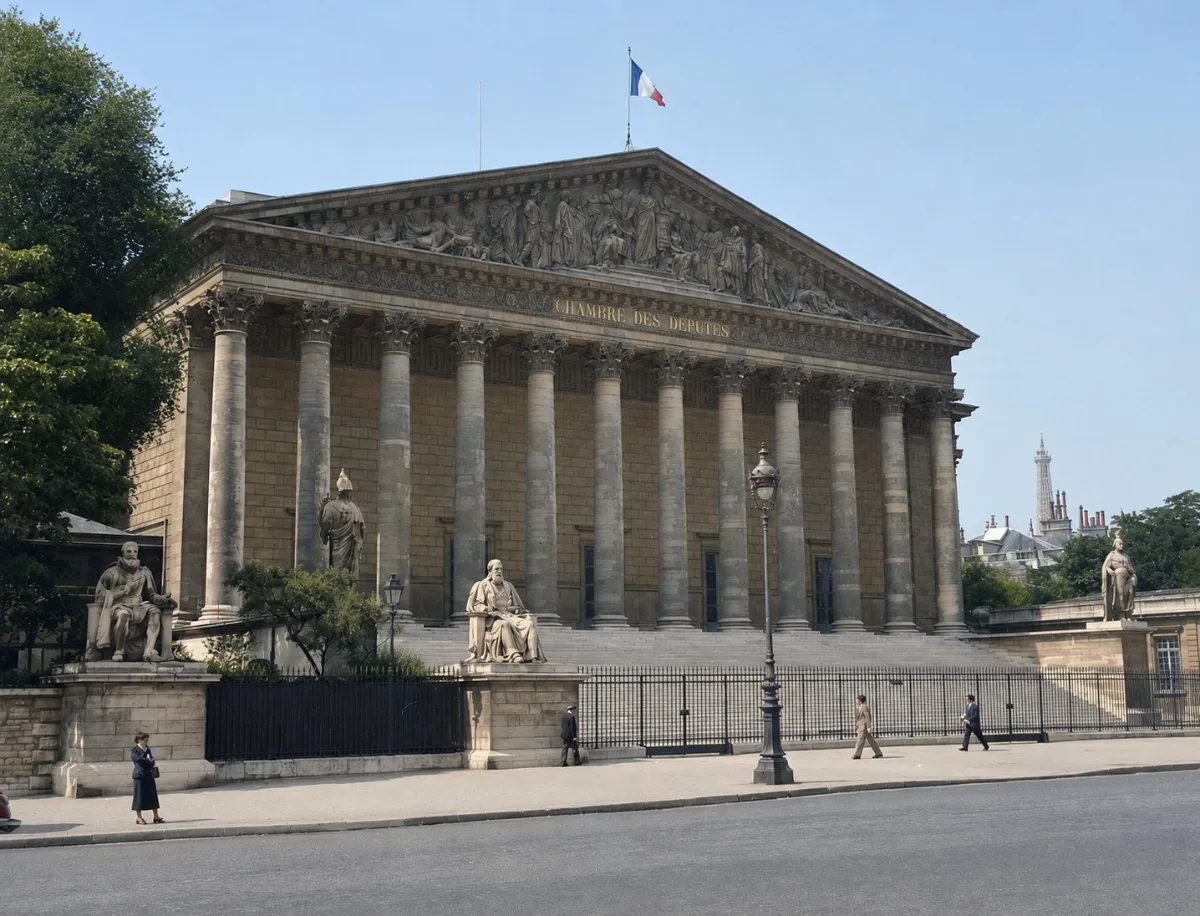 The Chamber of Deputies in Paris between sessions